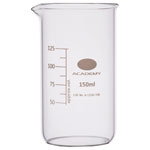 Academy Tall Form Glass Beaker With Spout 150ml Pack of 12