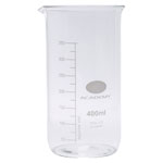 Academy Tall Form Glass Beaker With Spout 400ml Pack of 12