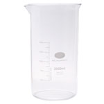 Academy Tall Form Glass Beaker With Spout 2000ml Pack of 4