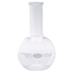 Academy Boiling Glass Flask Flat Bottom 100ml Pack of 12