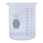 Kimble Low Form Griffin Glass Beakers 1000ml Pack of 6