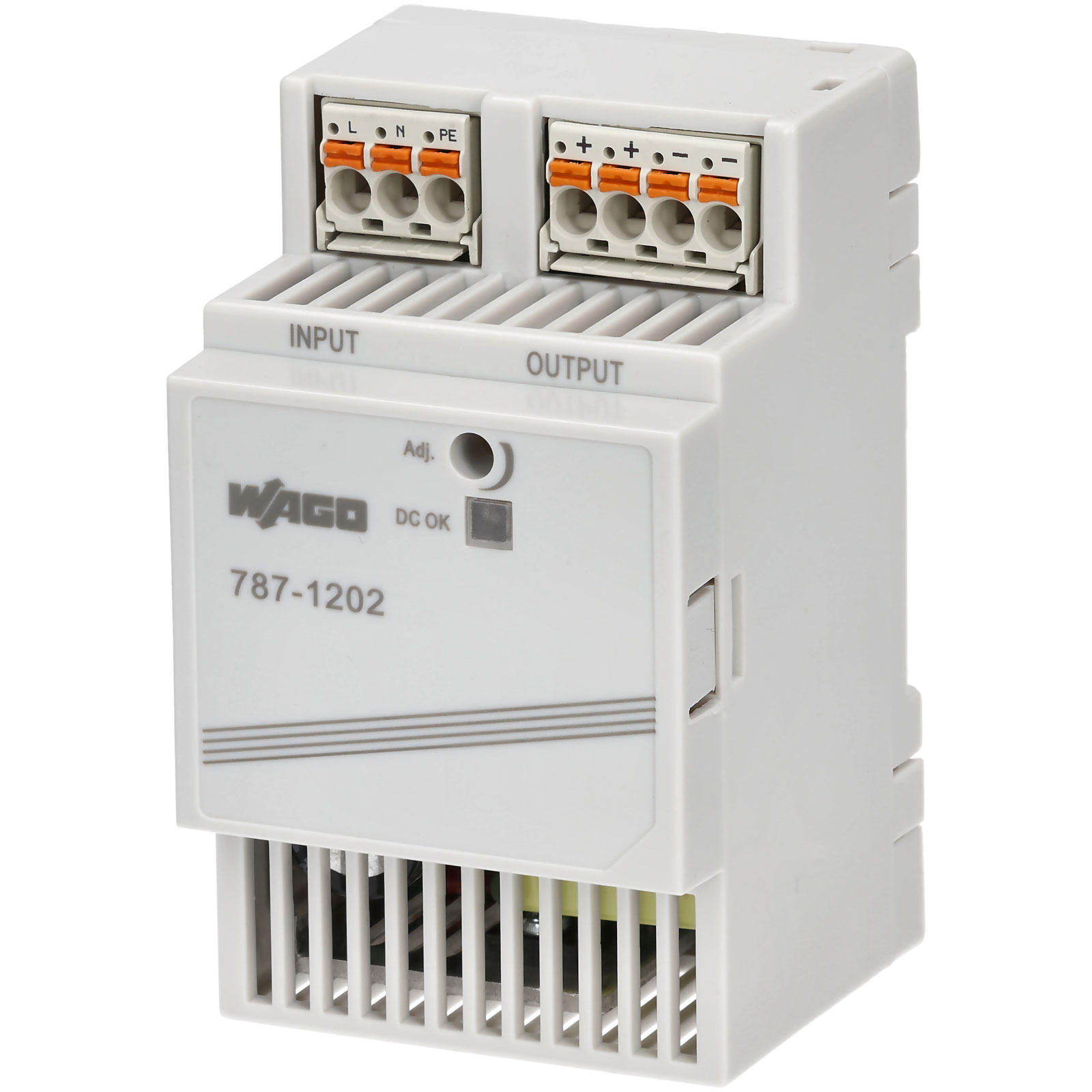 WAGO 787-1202 Compact Single Phase 24VDC 1.3A Switched-Mode Power Supply