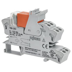 WAGO 788-303 12VDC 16A SPDT-CO DIN Rail Mountable Relay Module