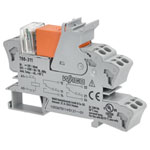 WAGO 788-311 12VDC 8A DPDT-CO DIN Rail Mountable Relay Module