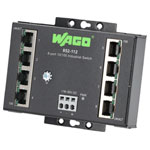 WAGO 852-112 8-Port Black Unmanaged DIN-35 Rail Industrial-ECO-Switch