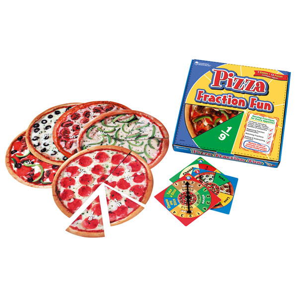 Image of Learning Resources Pizza Fraction Fun Game