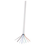 TruComponents 523075 Network cable CAT 5e U/UTP 4x2x0.14mm² Wh 100m