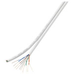 TruComponents 523091 Duplex-Network cable CAT 6 F/UTP 8x2x0.196mm² Wh 100m