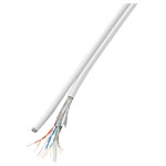 TruComponents 523093 Duplex-Network cable CAT 6 SF/UTP 8x2x0.196mm² Wh 50m