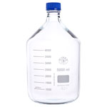 Simax Clear Graduated Lab Bottles 5000ml - Pack of 6