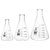 EISCO CH196033 Premium Erlenmeyer Flask Set, N Neck Set of 3