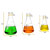 EISCO CH196033 Premium Erlenmeyer Flask Set, N Neck Set of 3