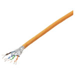 TruComponents 523158 Network cable CAT 7 S/FTP 4x2x0.24mm² CPR-Dca Or 305m