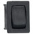 R-TECH 523166 Rocker switch, black, SPST no marking, 10A 250V, 4.8 tabs