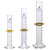EISCO CH196048 Premium Measuring Hex Cylinder Set, Class A, Protective Collars