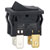R-TECH 523182 Rocker switch, black DPST, On-Off, 12A 250V