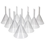 EISCO CH0454E Filter Funnel Pack of 10pcs 5.7" - Polyethylene Plastic