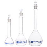 EISCO CH196042 Premium Volumetric Flask Set, Class A, Borosilicate 3.3 Glass
