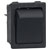 R-TECH 523219 Rocker switch, black, DPST, on-off, no marking, 20A 250V