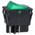 R-TECH 523225 Rocker switch DPST, green illuminated, 01 marking, 20A 250V
