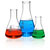 EISCO CH196031 Premium Erlenmeyer Flask Set, N Neck, Borosilicate 3.3 Glass