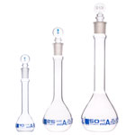 EISCO CH196041 Premium Volumetric Flask Set, Class A Borosilicate 3.3 Glass