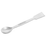 EISCO CH0632C Scoop with Spatula, 7.9 - SS, One Flat End, One Spoon End Pk10