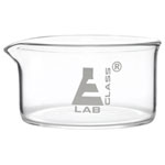 EISCO CH0066E Crystallizing Dish, 100ml, Flat Bottom with Spout