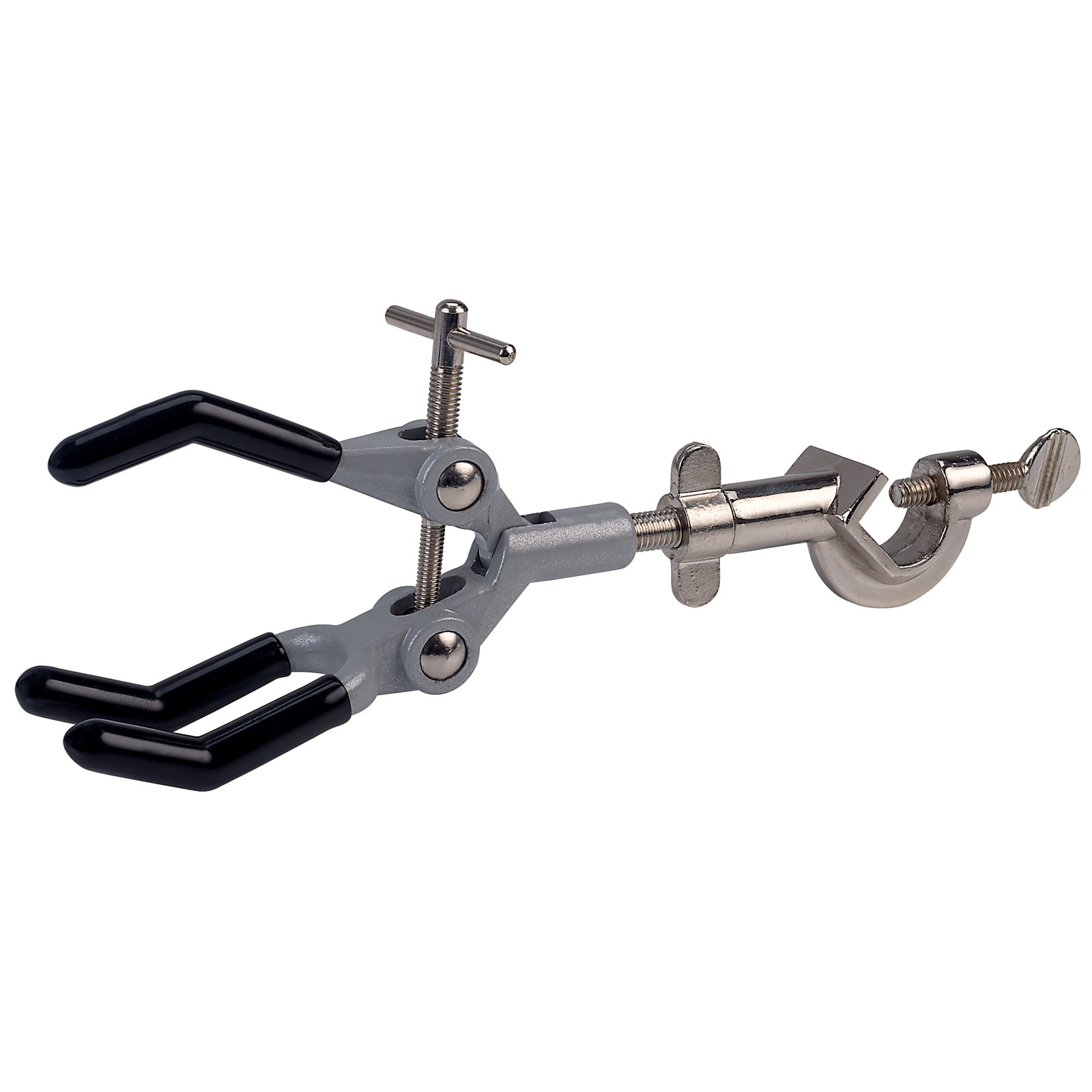 3 Prong Swivel Clamp and Bosshead Clamp Holder Set
