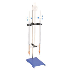 Eisco Hoffman's Electrolysis Apparatus With PTFE Key Stopcock