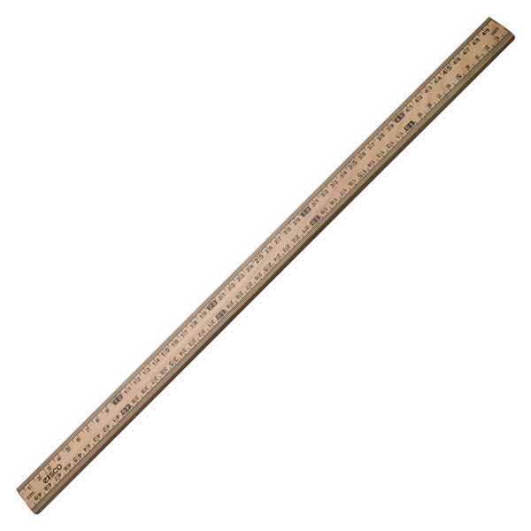 Eisco Wooden Half Metre Stick Ruler Single
