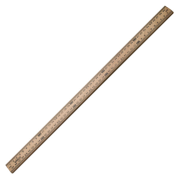 Eisco Wooden Half Metre Stick Ruler Single Rapid Electronics