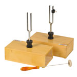 Eisco PH0742A - Resonance Tuning Forks with Hammer