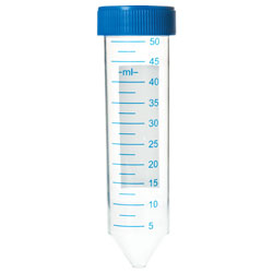 Eisco Polypropylene Graduated Centrifuge Tube with Cap, Pointed End 50ml