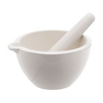 Eisco Porcelain Mortar & Pestle 550ml