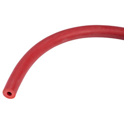 Eisco Red Rubber Tubing Extra Soft 6mm Bore - 1m Length