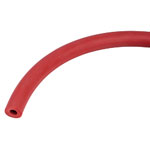 Eisco Red Rubber Tubing Extra Soft 8mm Bore - 1m Length