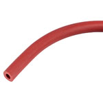 Eisco Red Rubber Tubing Extra Soft 9mm Bore - 1m Length