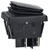 R-TECH 523630 Rocker switch, black, DPST, 01 marking, 16A 250V, IP65