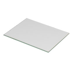 Eisco PH0514E - Plane Glass Mirrors - Unmounted 150 x 50mm - Pack of 10