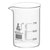 LabGlass Low Form Beaker with Spout Graduated 100ml Pack of 12