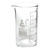 LabGlass Tall Form Beaker with Spout Graduated 25ml Pack of 12