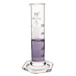 LabGlass Cylinder Squat Form Hexagonal Base with Spout 250ml Class 'B' Pack of 2