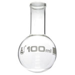 LabGlass Round Bottom Boiling Flask 100ml Narrow Neck Pack of 12