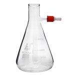 LabGlass Conical Filtering Flask with Plastic Screw Integral Side Arm 500ml