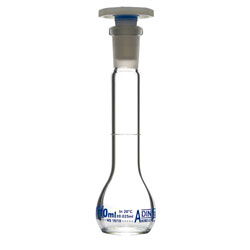 LabGlass Volumetric Flask with Stopper 10ml Class 'A' 10/19 Pack of 2