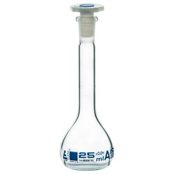 LabGlass Volumetric Flask with Stopper 25ml Class 'A' 10/19 Pack of 2