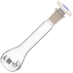 LabGlass Volumetric Flask with Stopper 10ml Class 'B' 10/19 Pack of 2