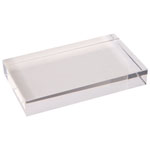 Eisco Acrylic Rectangular Block 115 x 65 x 18mm