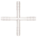 Eisco Polypropylene Cross Tubing Connector 4 Way 10mm